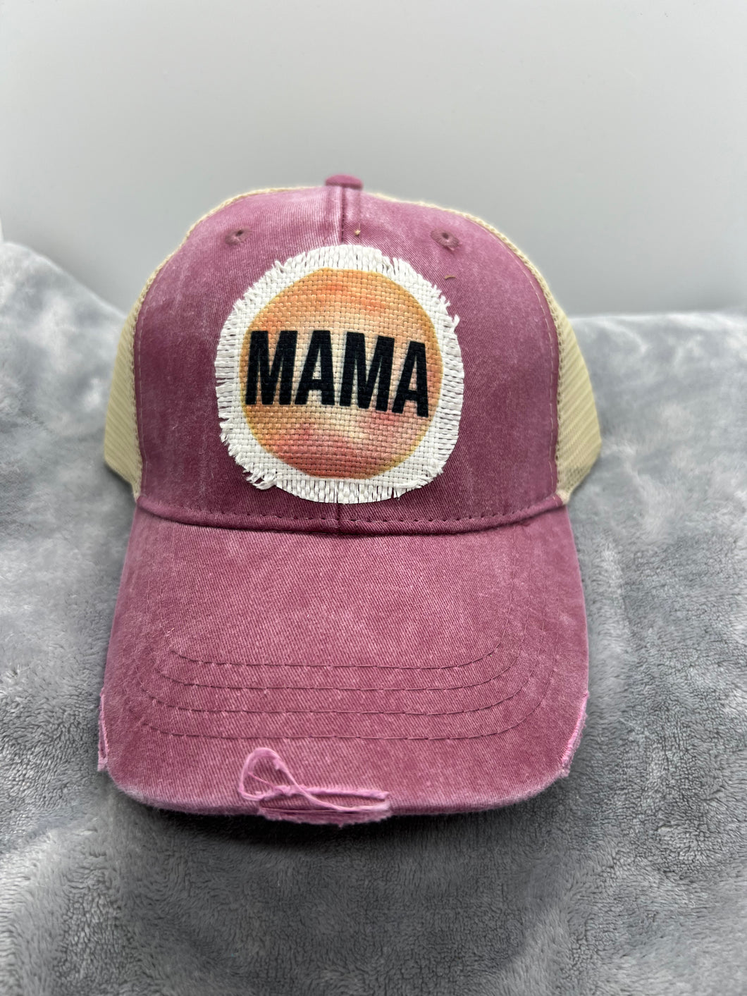 Distressed Womens Hat